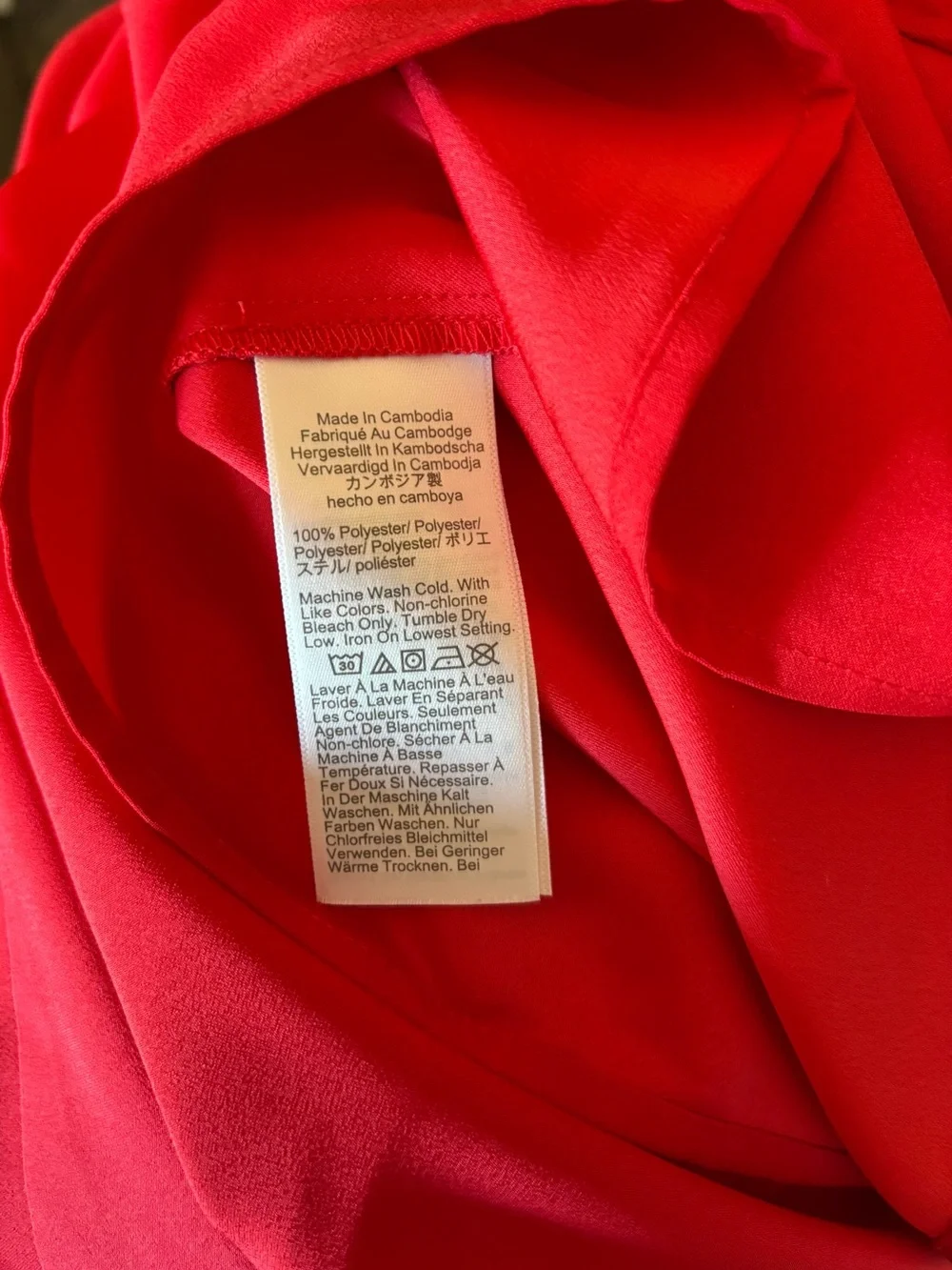 J. Crew women’s size large Bright Red Flutter-Sleeve Top blouse puff cap sleeves